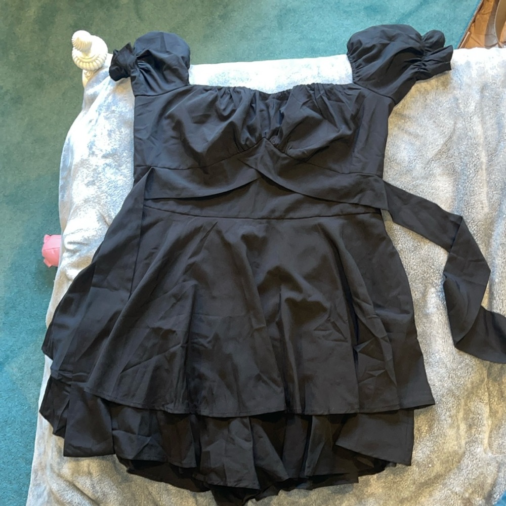 Never worn beautiful black romper